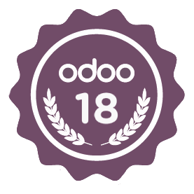 Odoo 18 Certified badge