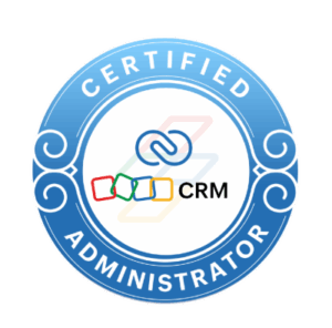 Zoho CRM Certified Administrator badge