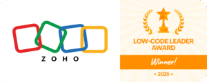 Zoho UK Awards 2025 Low-code Leader