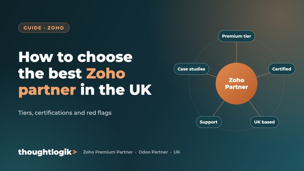 How to choose the best Zoho partner in the UK (Tiers, certifications and red flags)