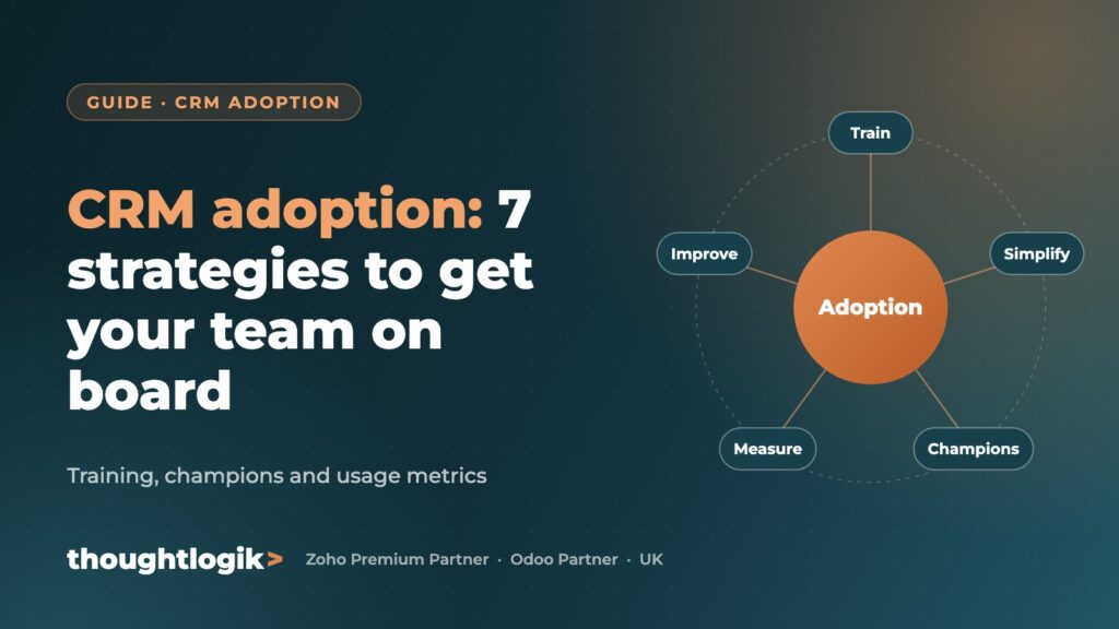 CRM adoption: 7 strategies to get your team on board (Training, champions and usage metrics)
