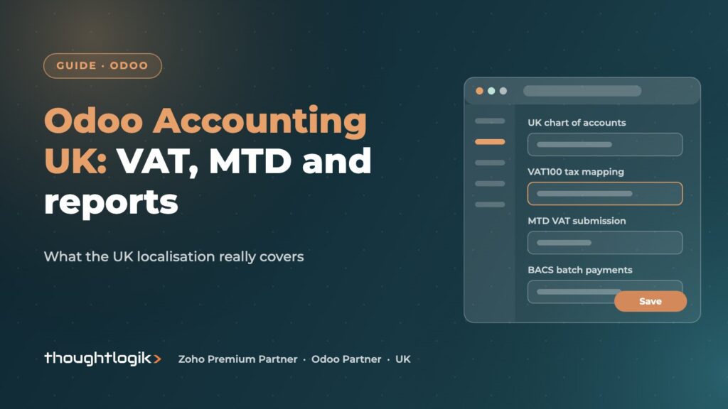 Odoo Accounting UK: Localisation, VAT, MTD and Reports