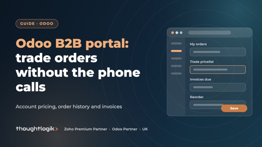 Odoo B2B Portal: Online Trade Ordering for UK Wholesalers