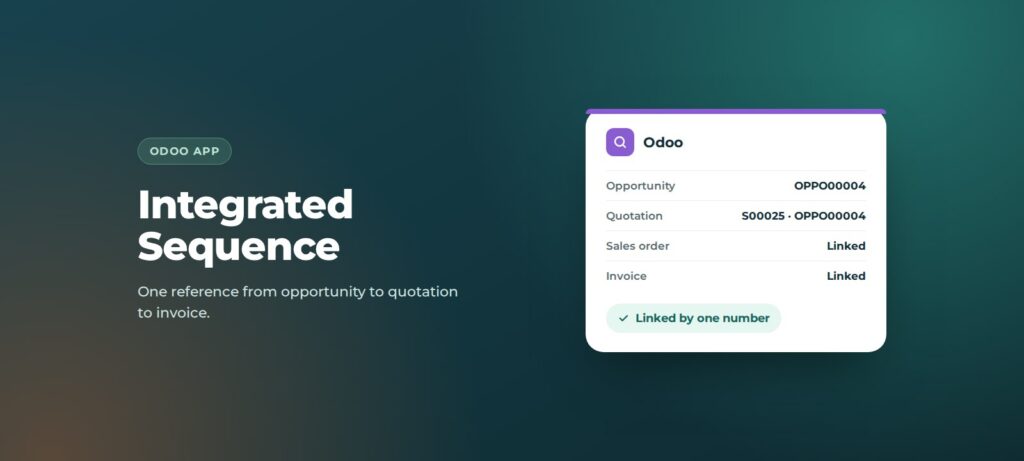 Integrated Sequence app for Odoo