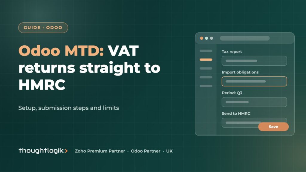 Odoo Making Tax Digital: How VAT Returns Work in Odoo