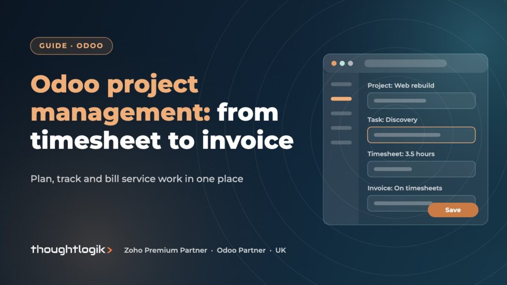 Odoo Project Management and Timesheets for UK Service Businesses