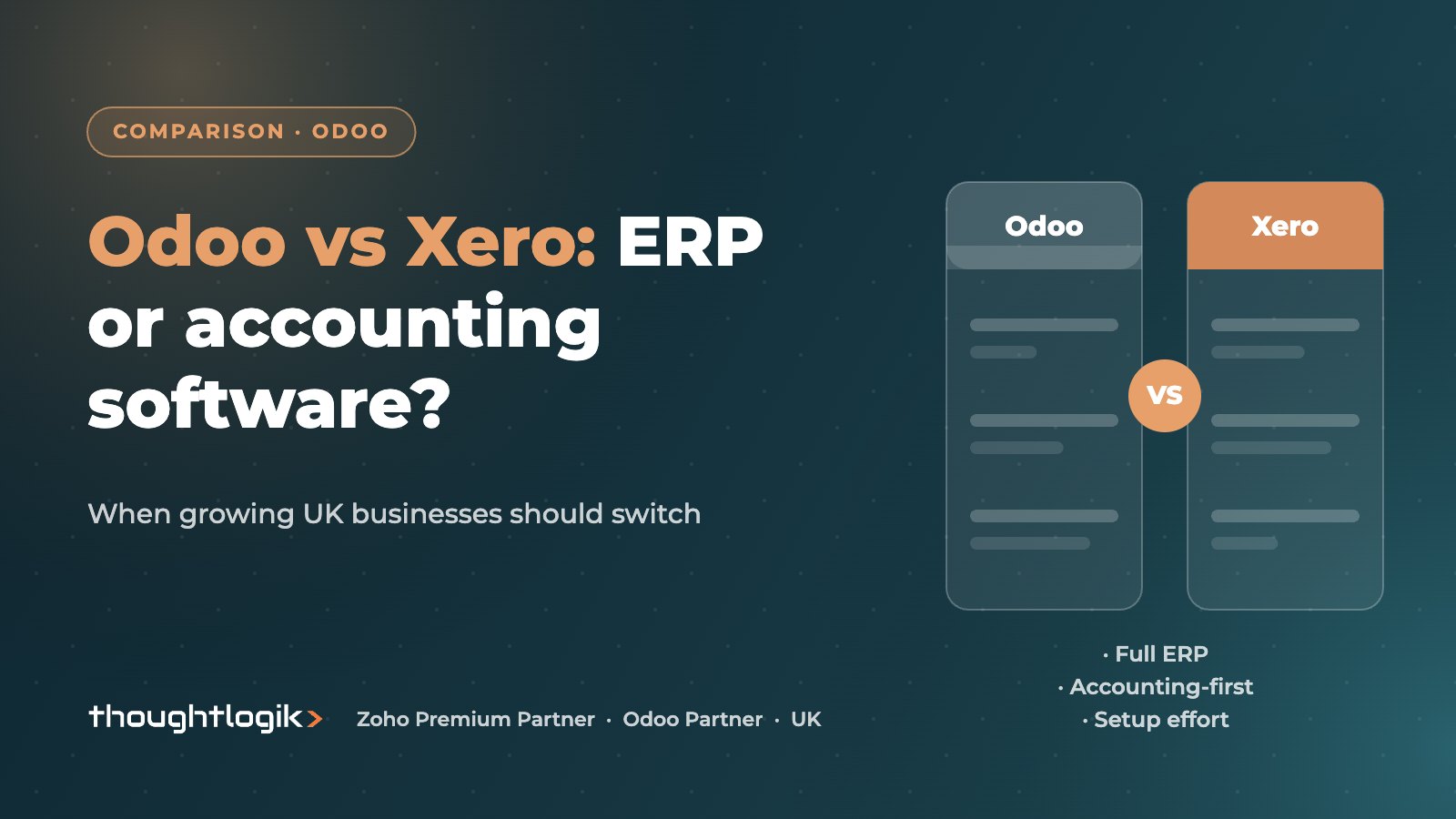 Odoo vs Xero: Which Fits a Growing UK Business?