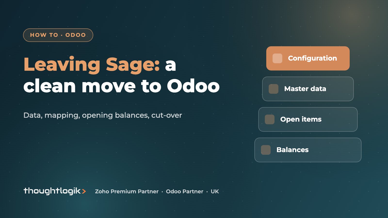Sage to Odoo Migration: Data, Steps and Pitfalls