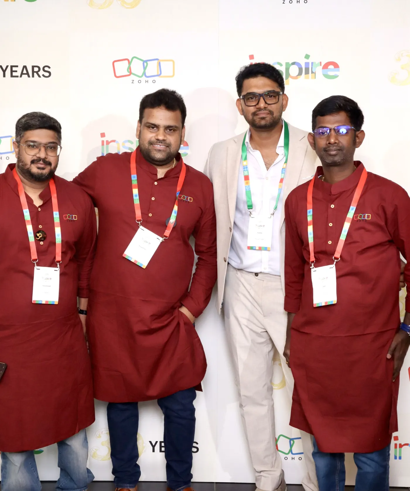 ThoughtLogik team at Zoho Inspire