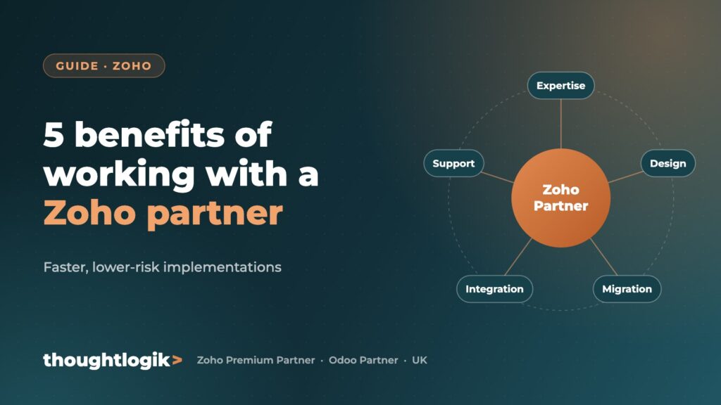 5 benefits of working with a Zoho partner (Faster, lower-risk implementations)