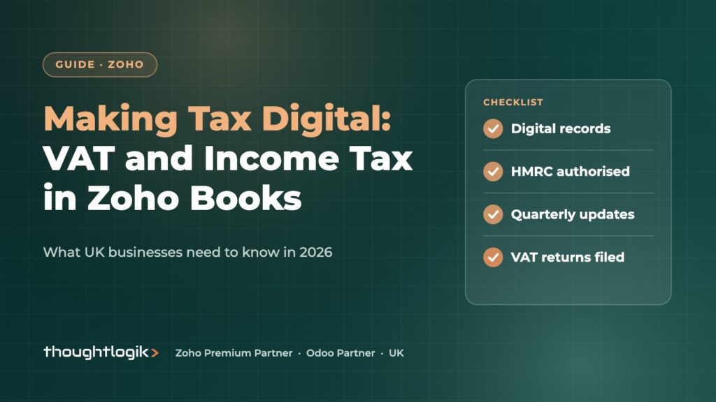 Zoho Books Making Tax Digital Guide: MTD for VAT and Income Tax