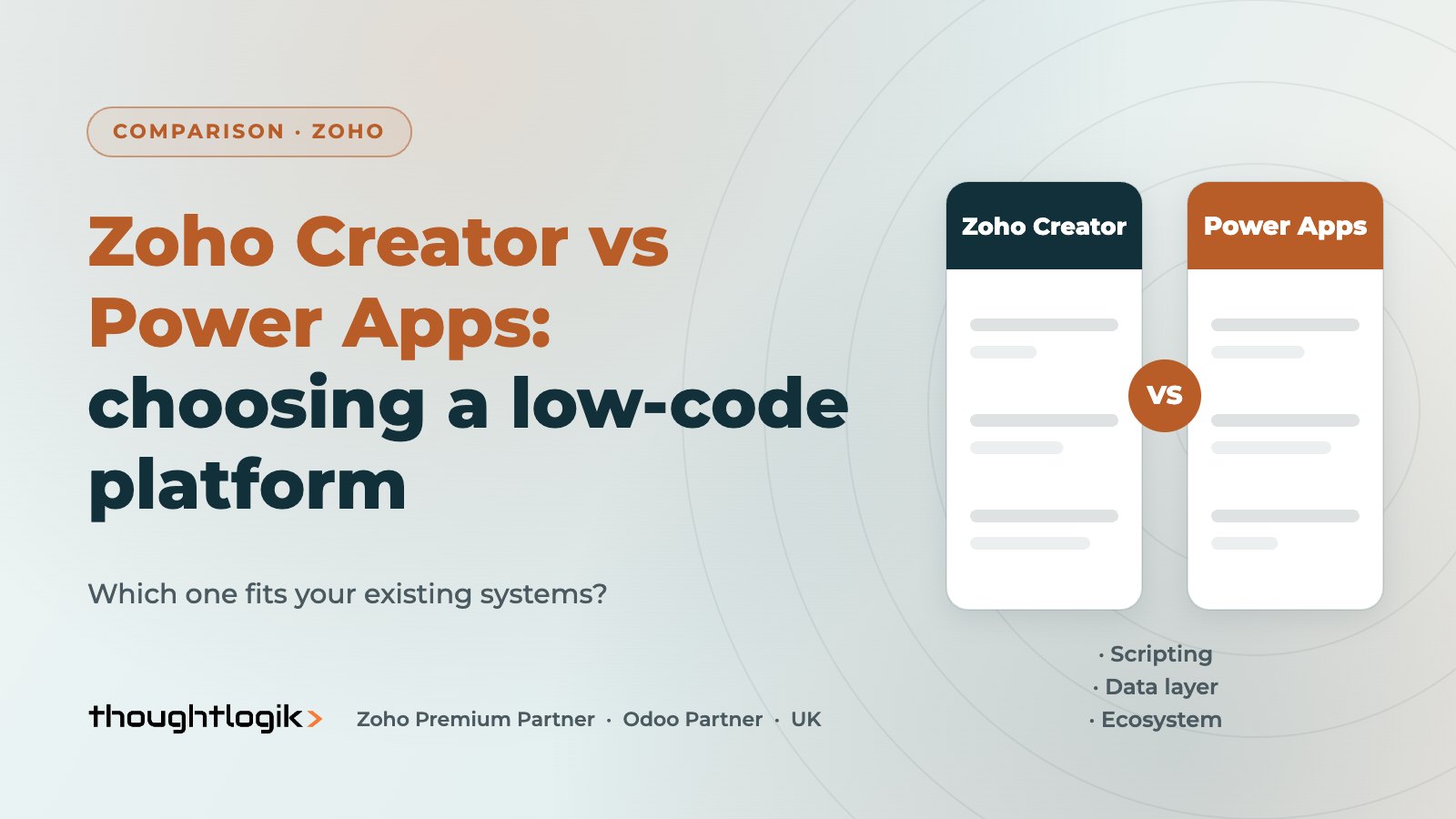 Zoho Creator vs Power Apps: Which Low-Code Platform Suits UK SMEs?