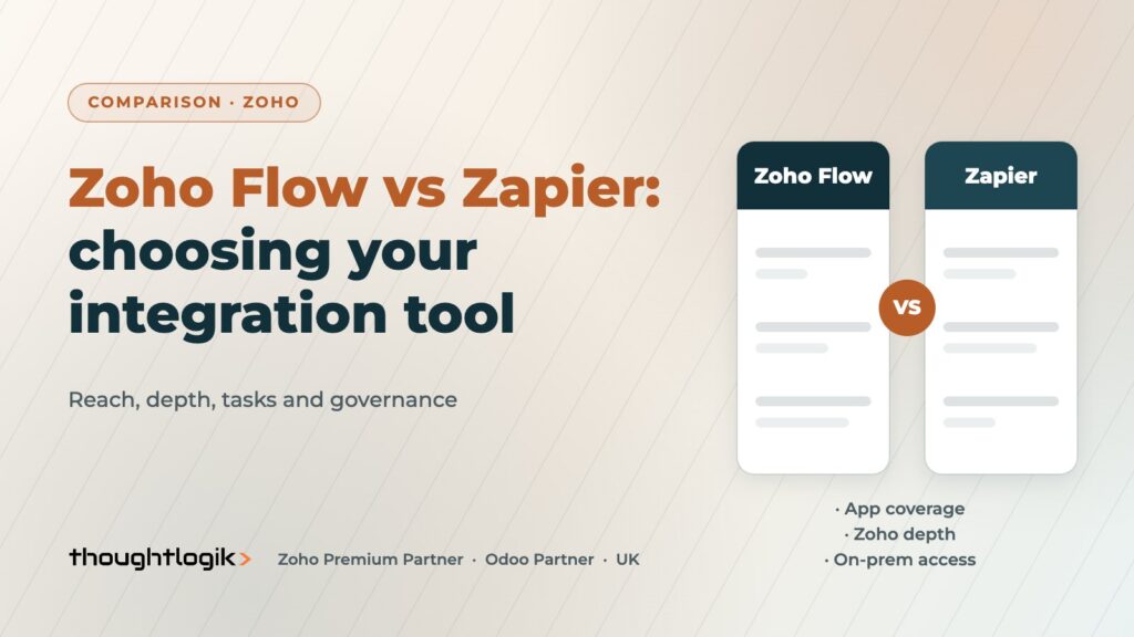 Zoho Flow vs Zapier: Which Integration Tool Should You Use?